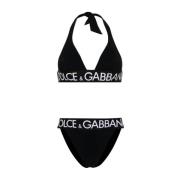 Driehoek en String Dolce & Gabbana , Black , Dames