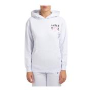 Hoodie Livincool , White , Dames