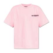 T-shirt met logo Misbhv , Pink , Heren