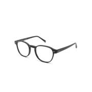 Mat Zwart Optisch Montuur Moscot , Black , Unisex