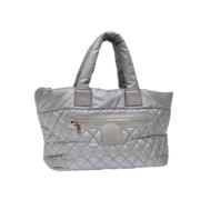 Pre-owned Nylon handbags Chanel Vintage , Gray , Dames