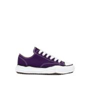 Canvas Sneakers met Minimalistische Structuur Mihara Yasuhiro , Purple...