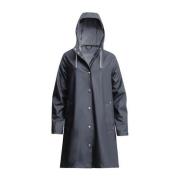 Ambachtelijke A-Lijn Regenjas voor Vrouwen Stutterheim , Black , Dames