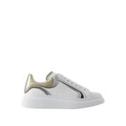 Witte/Vanilla Leren Oversized Sneakers Alexander McQueen , White , Her...