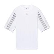 T-shirt met logo Adidas Originals , White , Heren