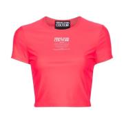 Fuchsia T-shirts en Polos Versace Jeans Couture , Pink , Dames