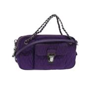 Pre-owned Nylon prada-bags Prada Vintage , Purple , Dames