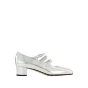 Zilveren Glitterleren Pumps Carel , Gray , Dames