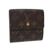 Pre-owned Canvas wallets Louis Vuitton Vintage , Brown , Dames