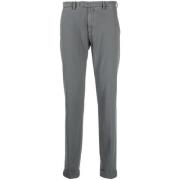 Grijze Microprint Chino Broek Briglia , Gray , Heren