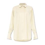 Loszittend shirt Jil Sander , Beige , Dames