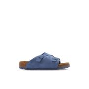 ‘Zurich BS’ suède slippers Birkenstock , Blue , Dames