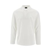 Regular Fit Polo met stof Emporio Armani , White , Heren