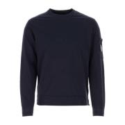 Midnight Blue Katoenen Sweatshirt C.p. Company , Blue , Heren