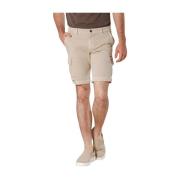 Slim Fit Cargo Bermuda Shorts Mason's , Beige , Heren