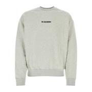 Grijze Oversized Sweatshirt Jil Sander , Gray , Heren