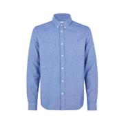 Regular Fit Overhemd met Lange Mouwen Samsøe Samsøe , Blue , Heren