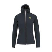 Full-Zip Hoodie voor vrouwen Karpos , Black , Dames