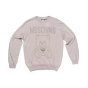 Grijze Sweaters voor Mannen Moschino , Gray , Heren