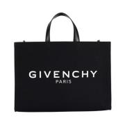 Zwarte G Mini Canvas Tote Bag Givenchy , Black , Dames