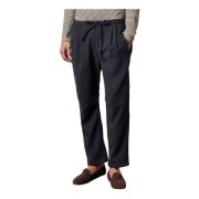 Comfortabele broek van wol/zijde/kasjmier Massimo Alba , Black , Heren