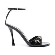 Zwarte Sandalen met Kristallen Givenchy , Black , Dames