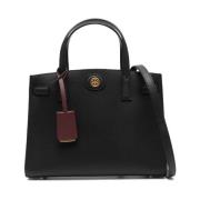 Zwarte Kleine Satchel Tory Burch , Black , Dames