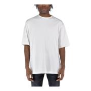 Katoenen T-shirt Y-3 , White , Heren