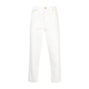 Klassieke Straight Leg Jeans Brunello Cucinelli , White , Heren