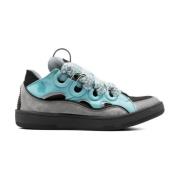 Curb Sneakers - Lichtblauw Anthracite Lanvin , Blue , Heren