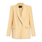 Dubbelrijige blazer Fabiana Filippi , Beige , Dames