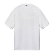 Typo T-shirt met logo Jacquemus , White , Heren