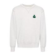 Ecru/Emeraude Sweatshirt - XS Isabel Marant , White , Heren