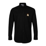 Zwarte Teddy Bear Shirt Moschino , Black , Heren