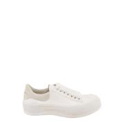 Canvas Veterschoenen Alexander McQueen , White , Dames