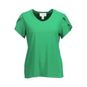 Elegant Groen V-Hals T-Shirt voor Dames Joseph Ribkoff , Green , Dames
