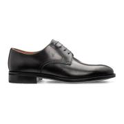 Klassieke zwarte Derby schoenen Moreschi , Black , Heren