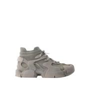 Grijze Leren Instap Sneakers Camper , Gray , Dames