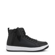Heren Synthetisch Leren Sneakers Emporio Armani EA7 , Black , Heren