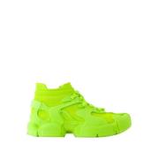 Groene Leren Sneakers - Tossu Camper , Green , Dames