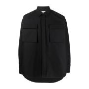 Zwarte Militair-geïnspireerde Overhemden Alexander McQueen , Black , H...