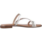 Flat Sandals Geox , Gray , Dames