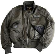 Motorvluchtjack Alpha Industries , Gray , Heren