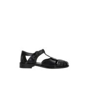 Zwarte Cage Sandalen Hereu , Black , Dames