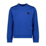 Logo Plaque Sweatshirt Dolce & Gabbana , Blue , Heren