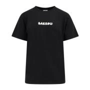 Iconisch Logo Katoenen T-Shirt Barrow , Black , Heren