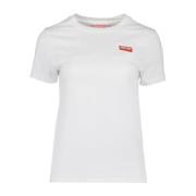 Logo Print T-Shirt Kenzo , White , Dames