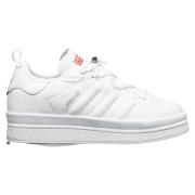 Gewatteerde Campus Low Top Sneakers Moncler , White , Dames