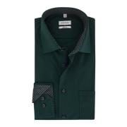 Casual Groen Overhemd Seidensticker , Green , Heren