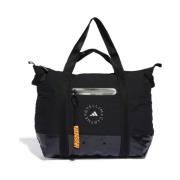 Zwarte Logo Trainings Tote Bag Adidas by Stella McCartney , Black , Da...